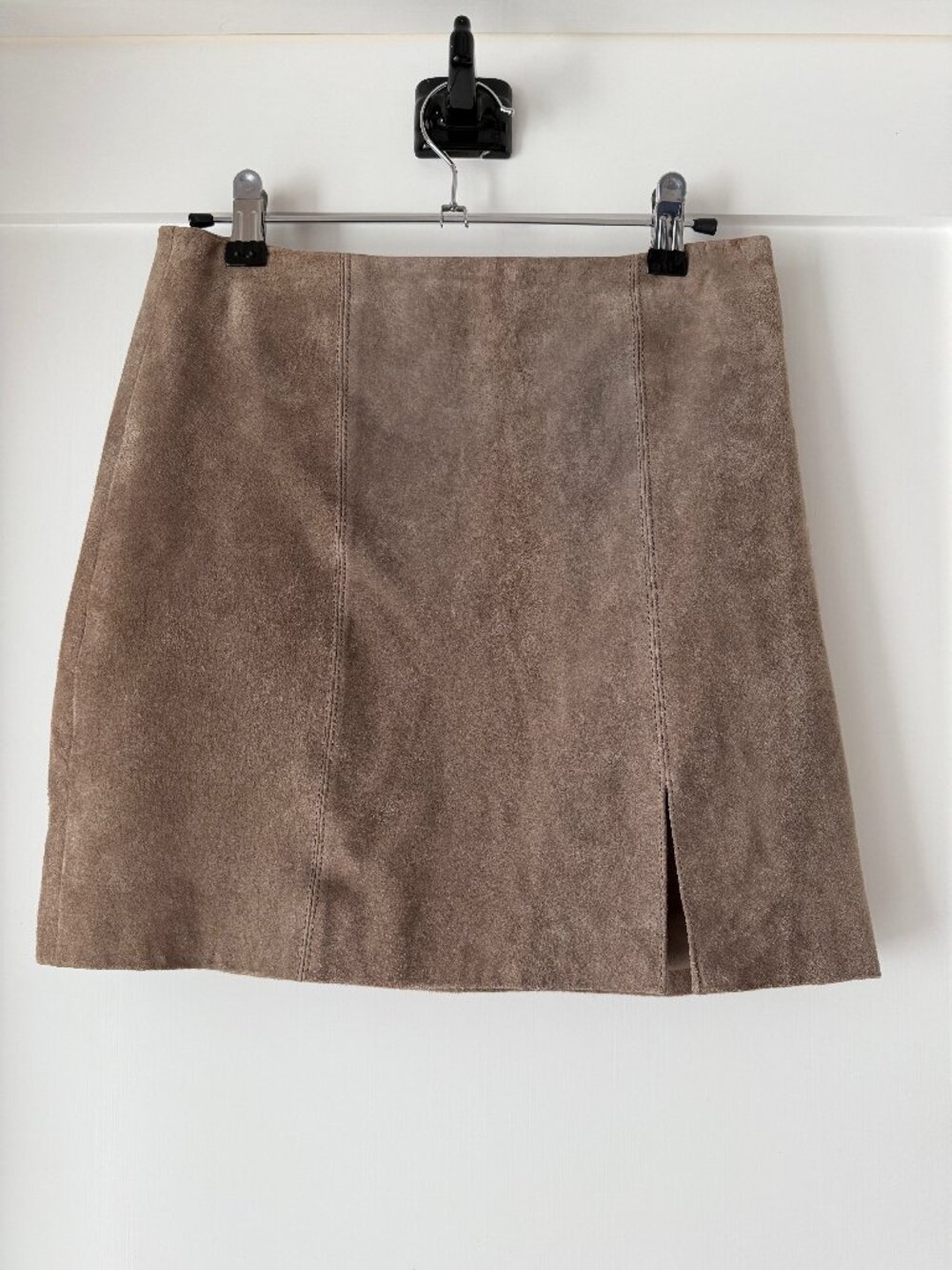 BLANKNYC Taupe Suede Leather Mini Skirt Size 25